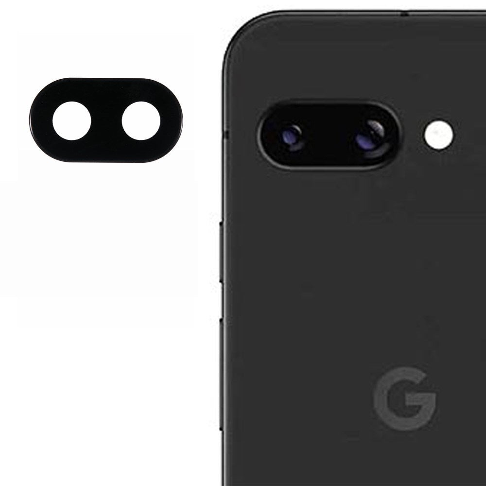 Google Pixel 9a Herdet Kameralinsebeskyttelsesglass - Svart