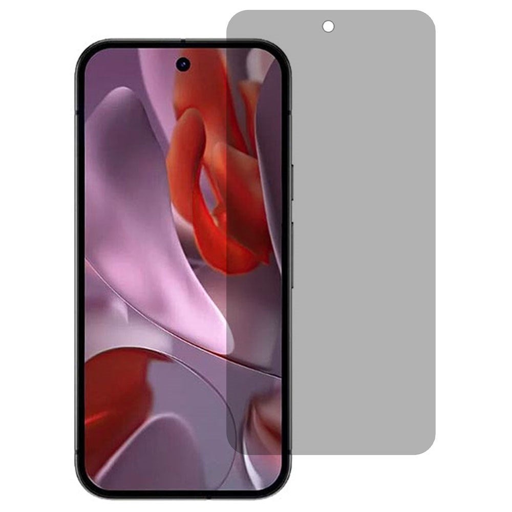 Google Pixel 9a Full Fit Herdet Skjermbeskyttelsesglass - Privacy Funksjon - Gjennomsiktig