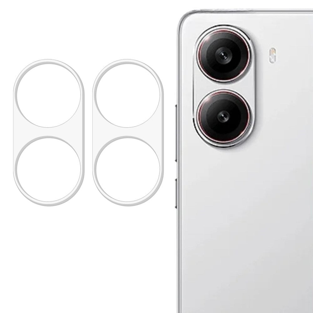Xiaomi Redmi Poco X7 Pro Herdet Glass til Kameralinse - 2 Stk. - Gjennomsiktig