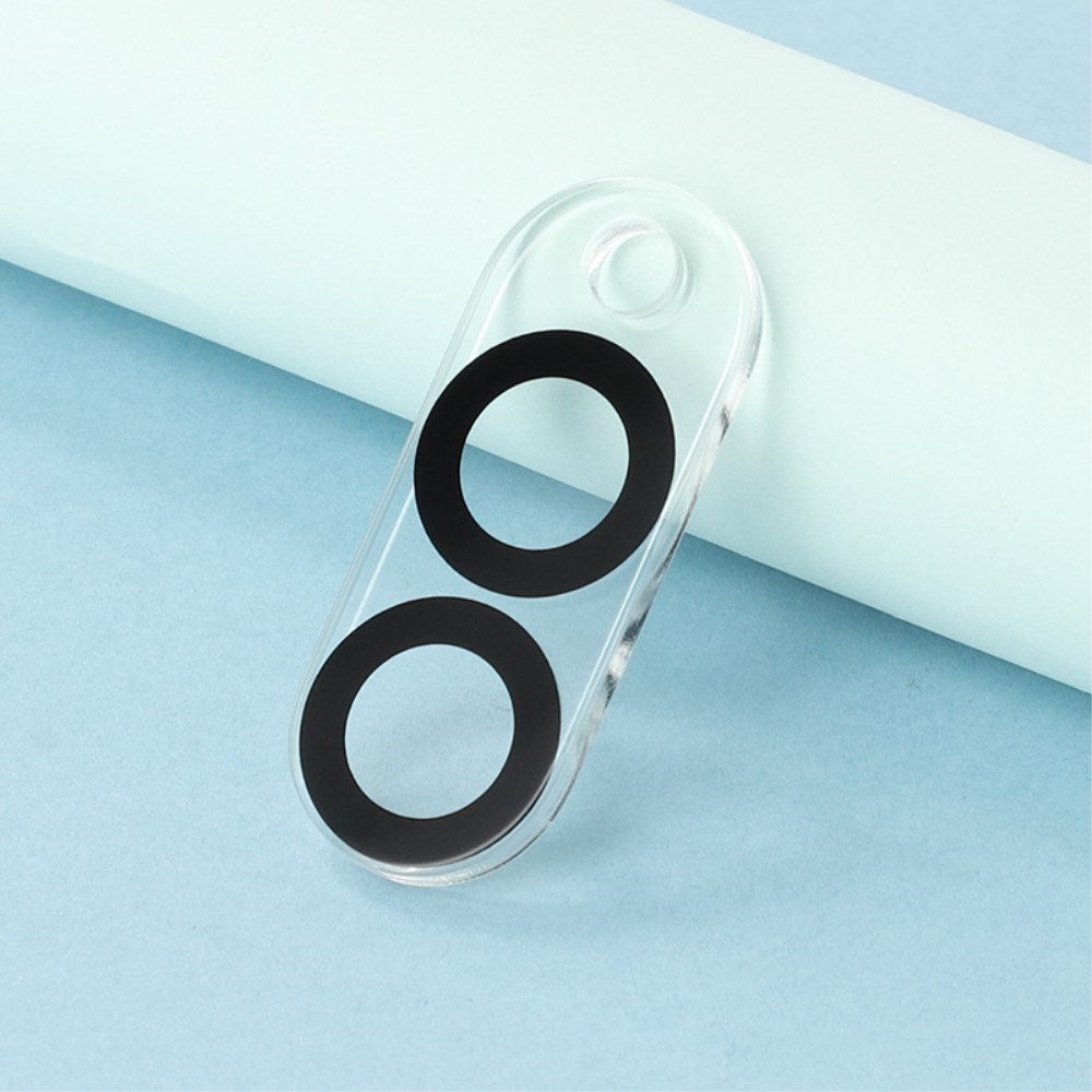 Samsung Galaxy S25 Edge Herdet Glass til Kameralinse - 2 Stk. - Gjennomsiktig / Svart