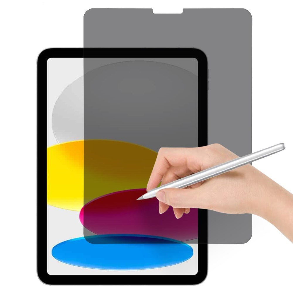 iPad Pro 11" (2024 / 2022 / 2021 / 2020 / 2018) Papirtekstur PET-Beskyttelsesfilm med Privacy - Gjennomsiktig
