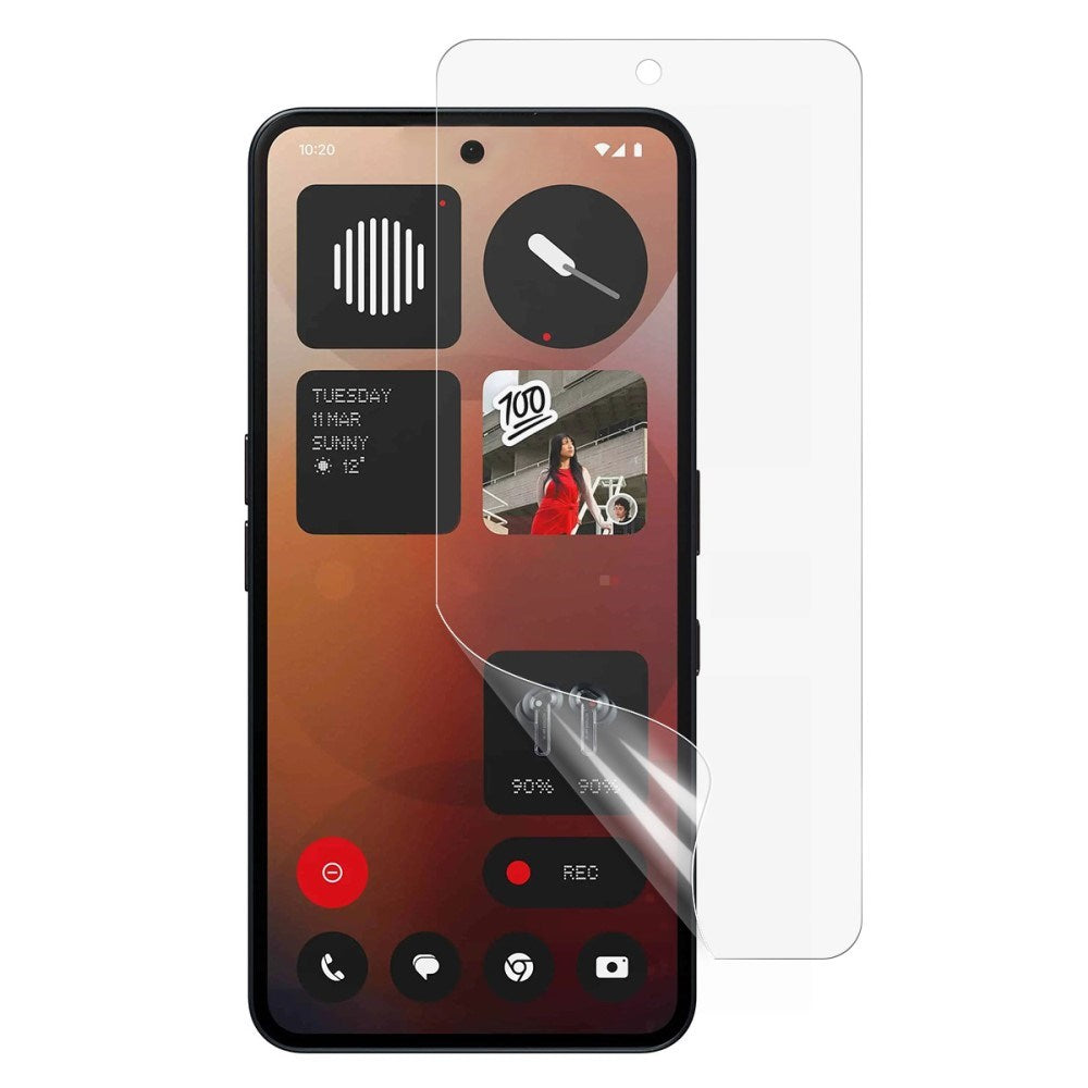 Nothing Phone (3a) / (3a) Pro Skjermbeskytter - Gjennomsiktig