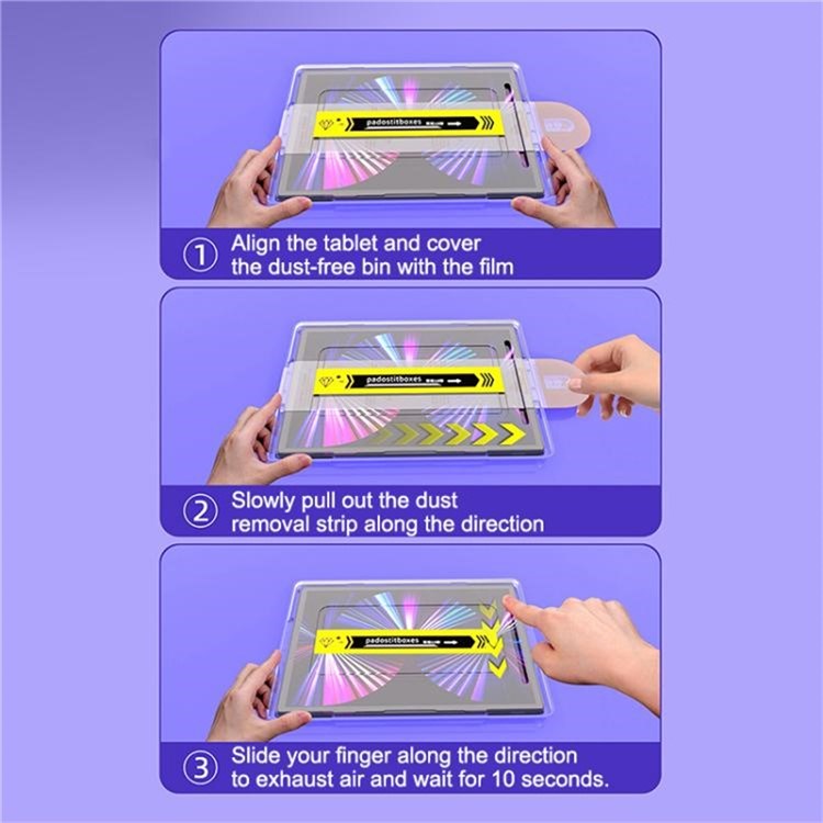iPad 11" (2025) / iPad 10.9" (2024 / 2022) Herdet Skjermbeskyttelsesglass m. Monteringsverktøy - Gjennomsiktig