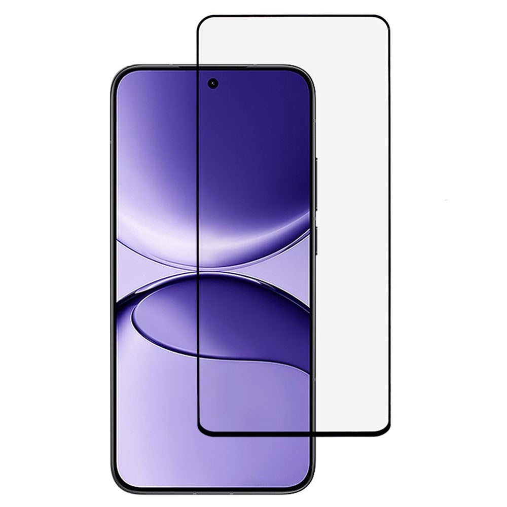 Xiaomi Poco F7 Herdet Skjermbeskyttelsesglass - Gjennomsiktig / Svart Kant