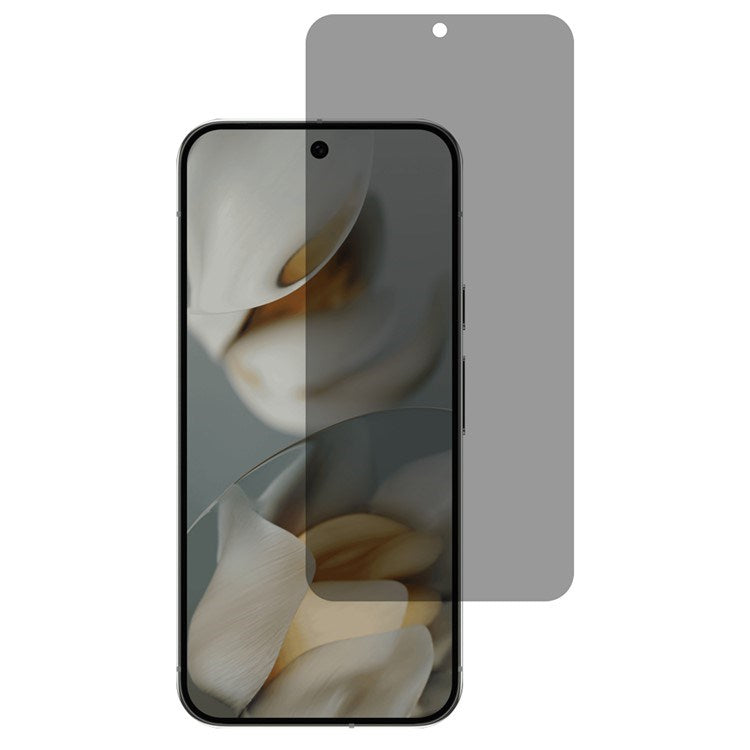 Google Pixel 10 Pro XL Full Fit Herdet Skjermbeskyttelsesglass - Privacy Funksjon - Gjennomsiktig