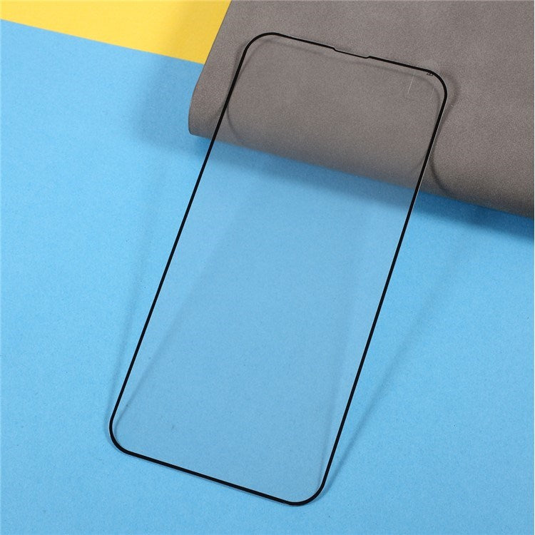 iPhone 17 Pro Max Herdet Skjermbeskyttelsesglass - Gjennomsiktig / Svart Kant