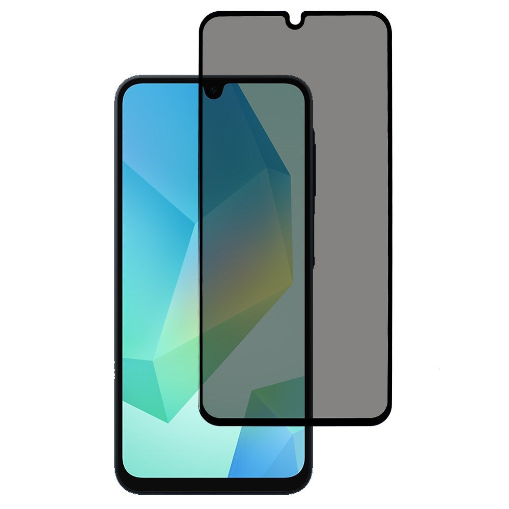 Samsung Galaxy A17 (5G) / A26 (5G) Full Fit Herdet Skjermbeskyttelsesglass - Privacy Funksjon - Gjennomsiktig