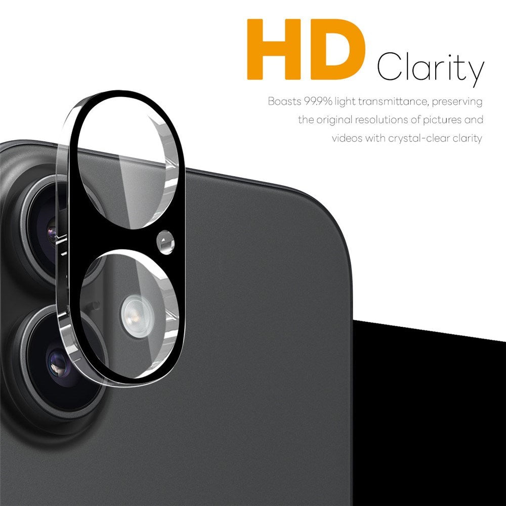 NORTHJO iPhone 17 Herdet Kameralinse Glass - Svart