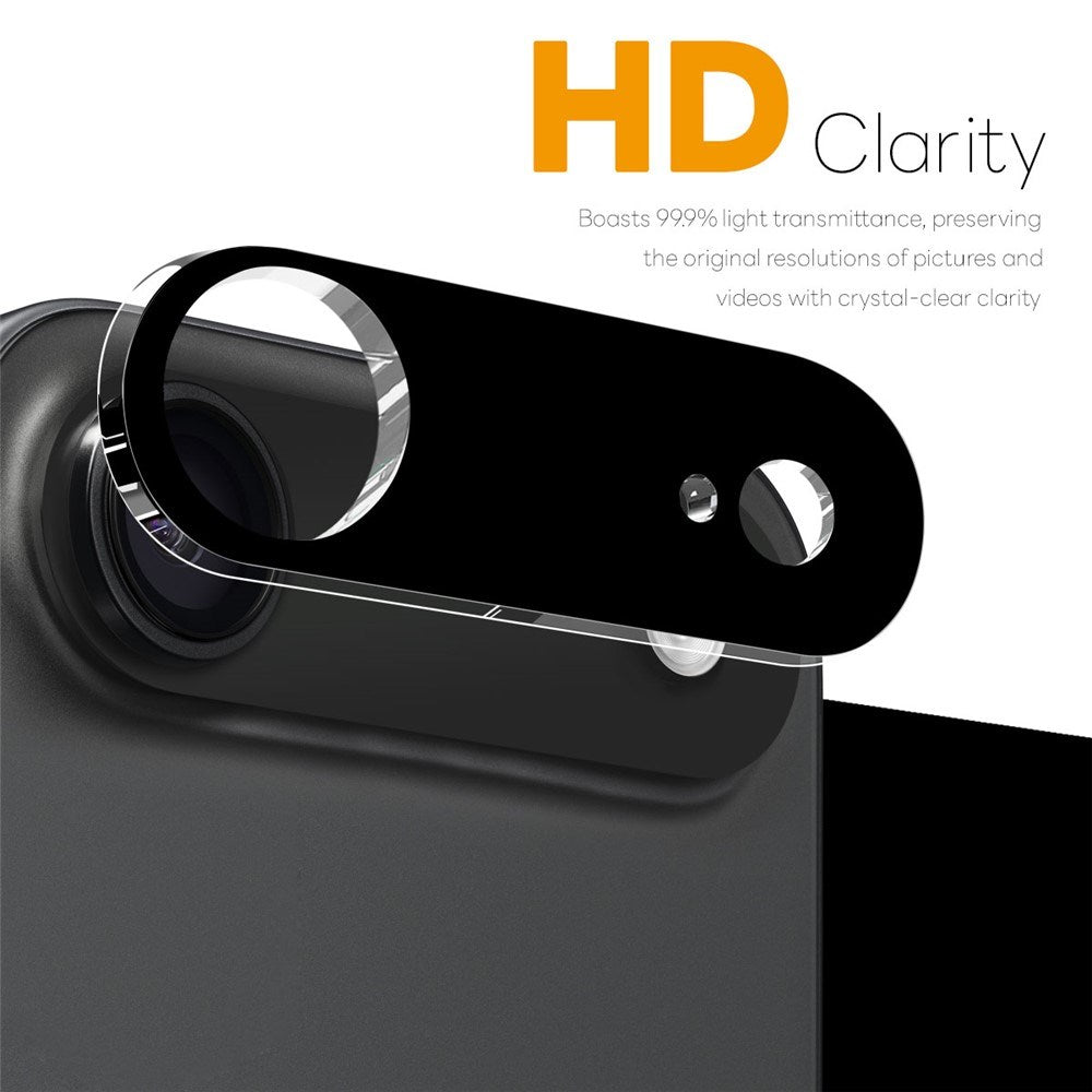 NORTHJO iPhone Air Herdet Kameralinse Glass - Svart