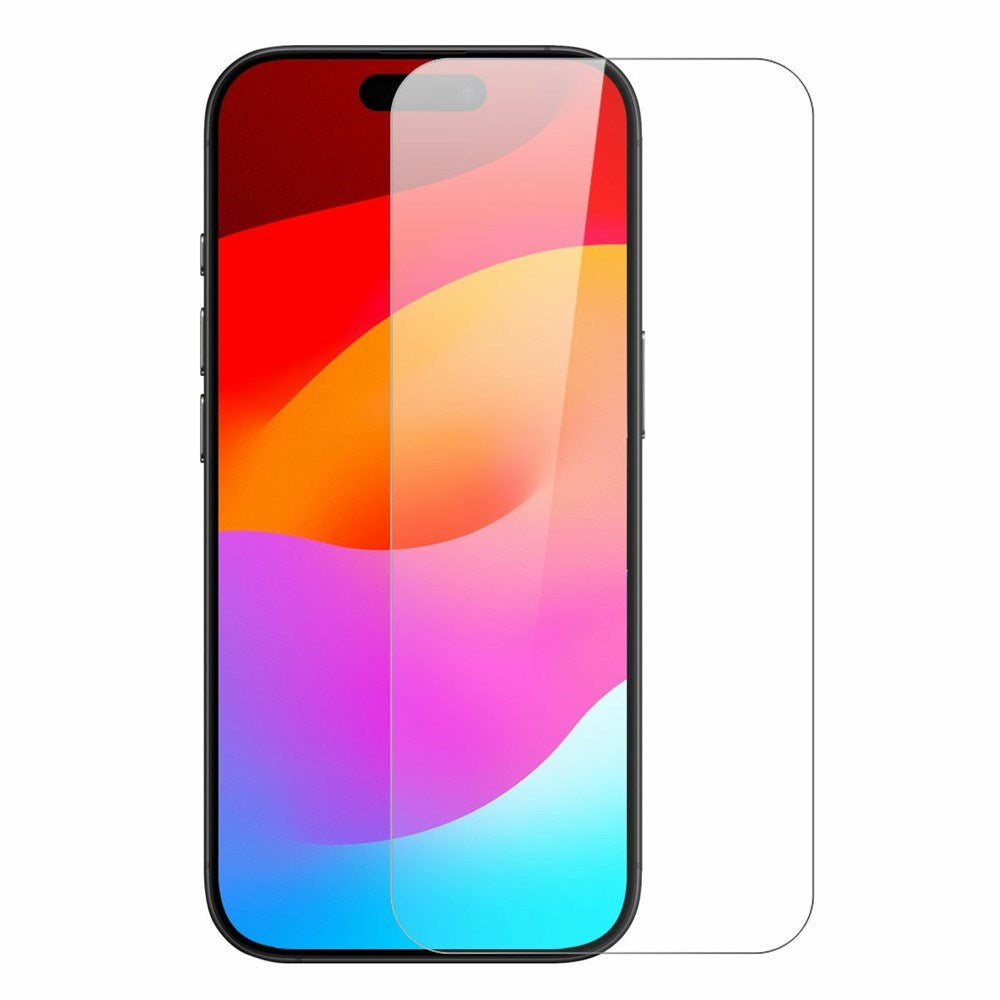 NORTHJO iPhone 17 Pro Max Skjermbeskytter - Herdet Glass 0,3 mm - Gjennomsiktig
