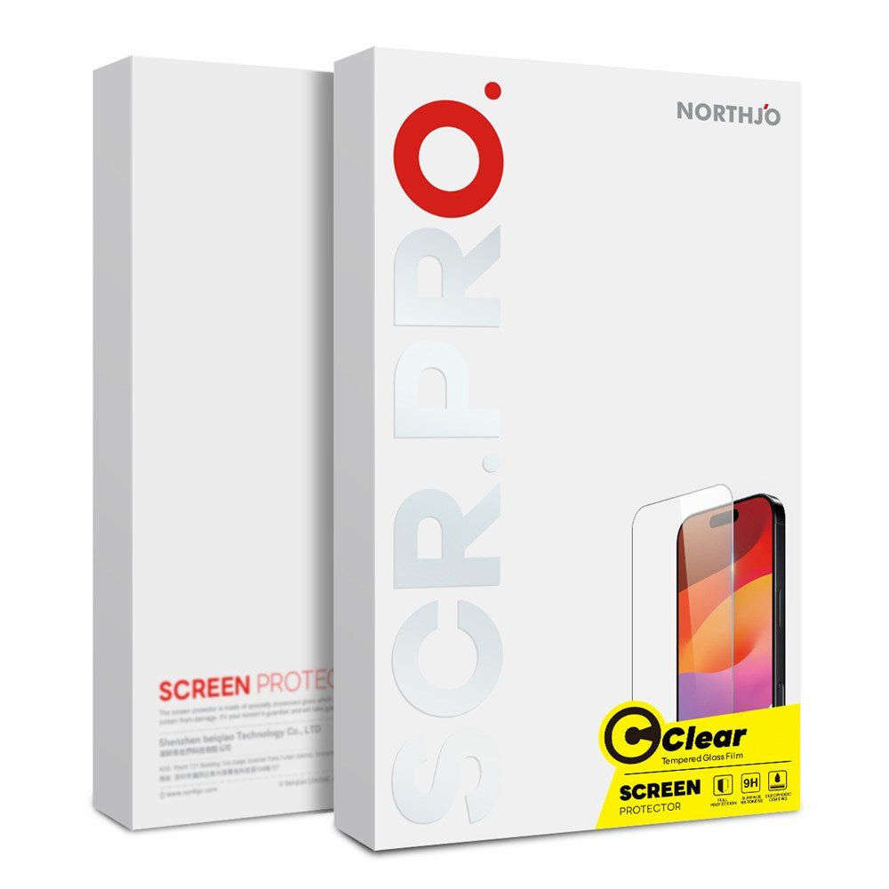 NORTHJO Samsung Galaxy A17 (5G) Skjermbeskytter - Herdet Glass 0.3mm - Gjennomsiktig