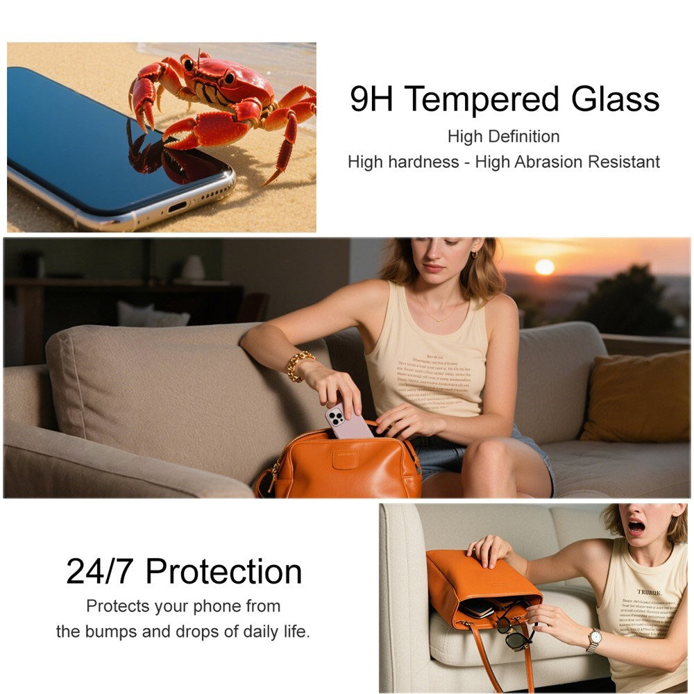 Motorola Moto G86 / G86 Power IMAK Skjermbeskytter - Glass - Gjennomsiktig