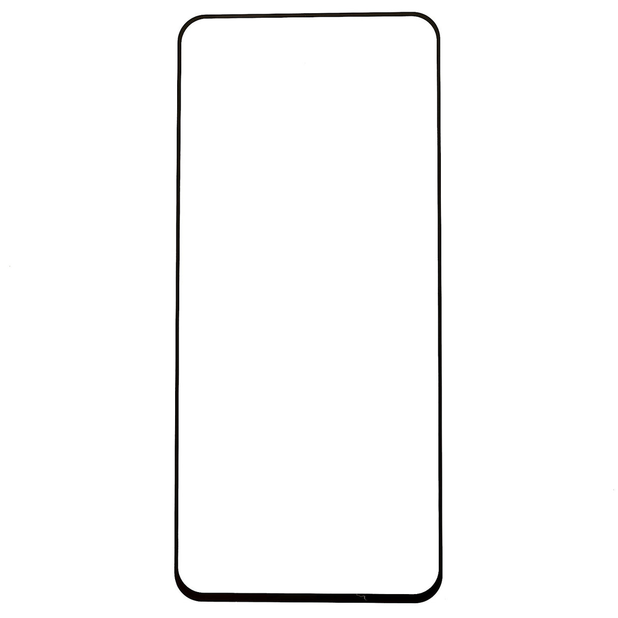 Samsung Galaxy S25 FE Skjermbeskytter i Herdet Glass - Gjennomsiktig / Svart Kant