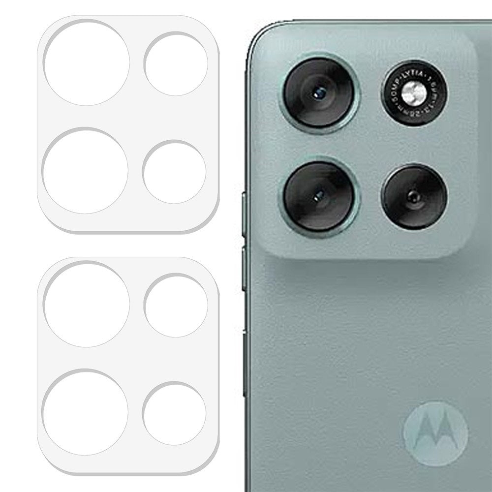 Motorola Moto G56 Herdet Kameralinsebeskyttelsesglass - 2 stk - Gjennomsiktig