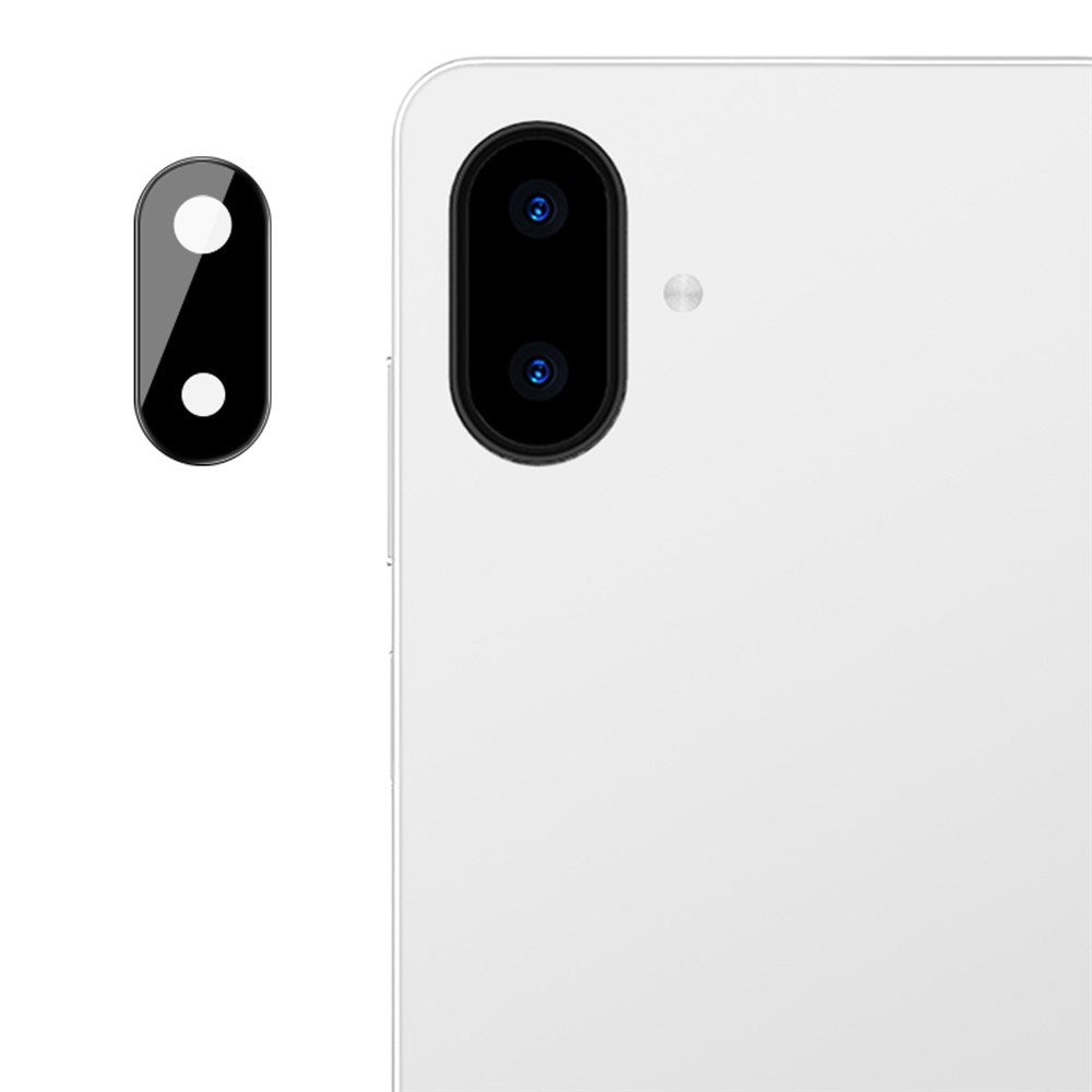 IMAK Samsung Galaxy A07 Herdet Kameralinsebeskyttelsesglass - Svart