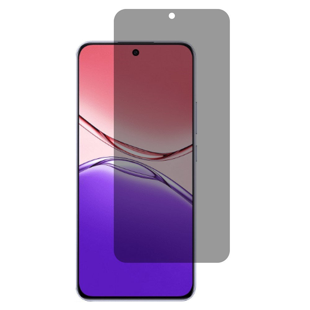 OPPO A5 Pro (4G / 5G) Skjermbeskytter i Herdet Glass - Personvern - Gjennomsiktig