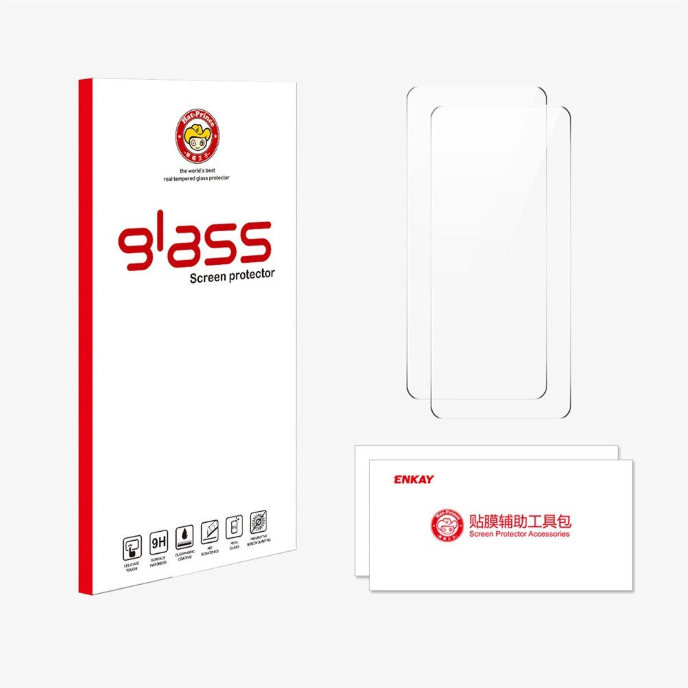 Samsung Galaxy A27 Herdet Glass Skjermbeskytter - 2 stk. - Gjennomsiktig