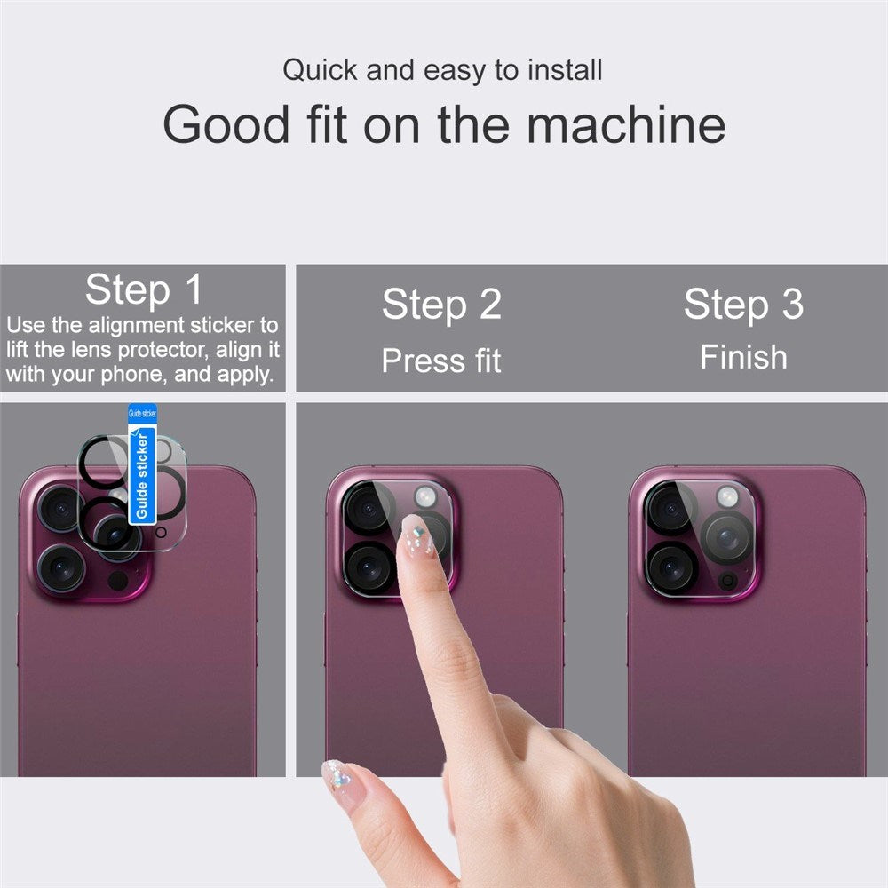 Samsung Galaxy S26+ (Plus) IMAK Herdet Kameralinseglass - Svart