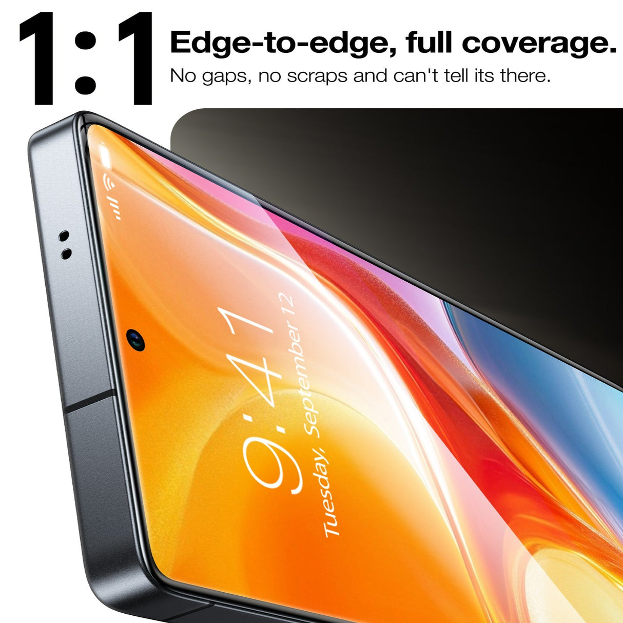 Samsung Galaxy S26 Ultra TORRAS Glassgo Herdet Skjermbeskyttelsesglass m. Installasjonsramme – Gjennomsiktig