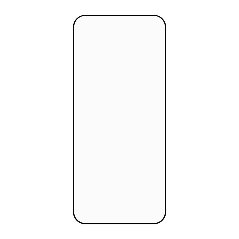 Google Pixel 10a Skjermbeskyttelsesfilm - Gjennomsiktig / Svart Kant