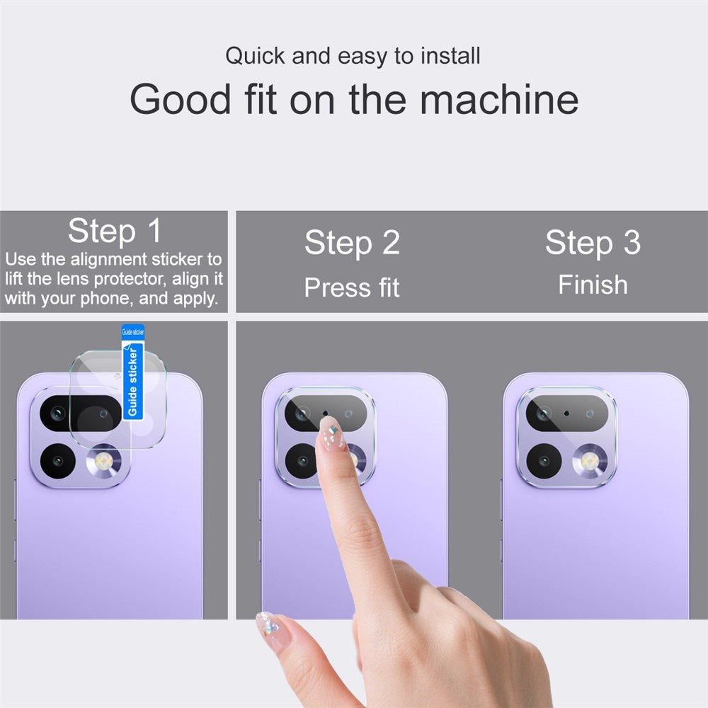Realme 16 Pro IMAK Beskyttelsesglass til Kameralinse - Gjennomsiktig