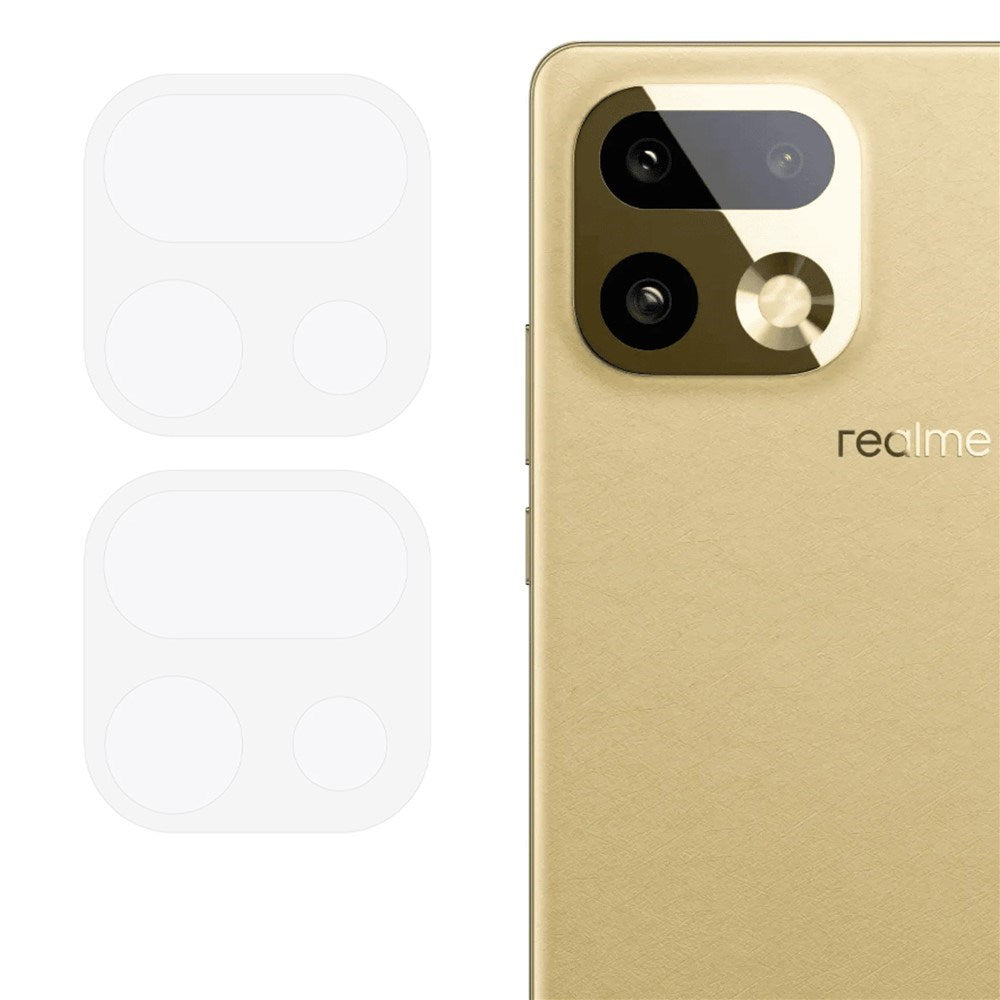 Realme 16 Pro+ Kameralinsebeskytter - Glass - 2 stk. - Gjennomsiktig