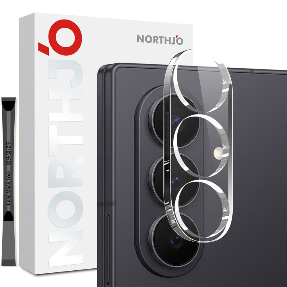 Samsung Galaxy Z Fold8 Ultra NORTHJO Herdet Kameralinsebeskyttelsesglass - Gjennomsiktig