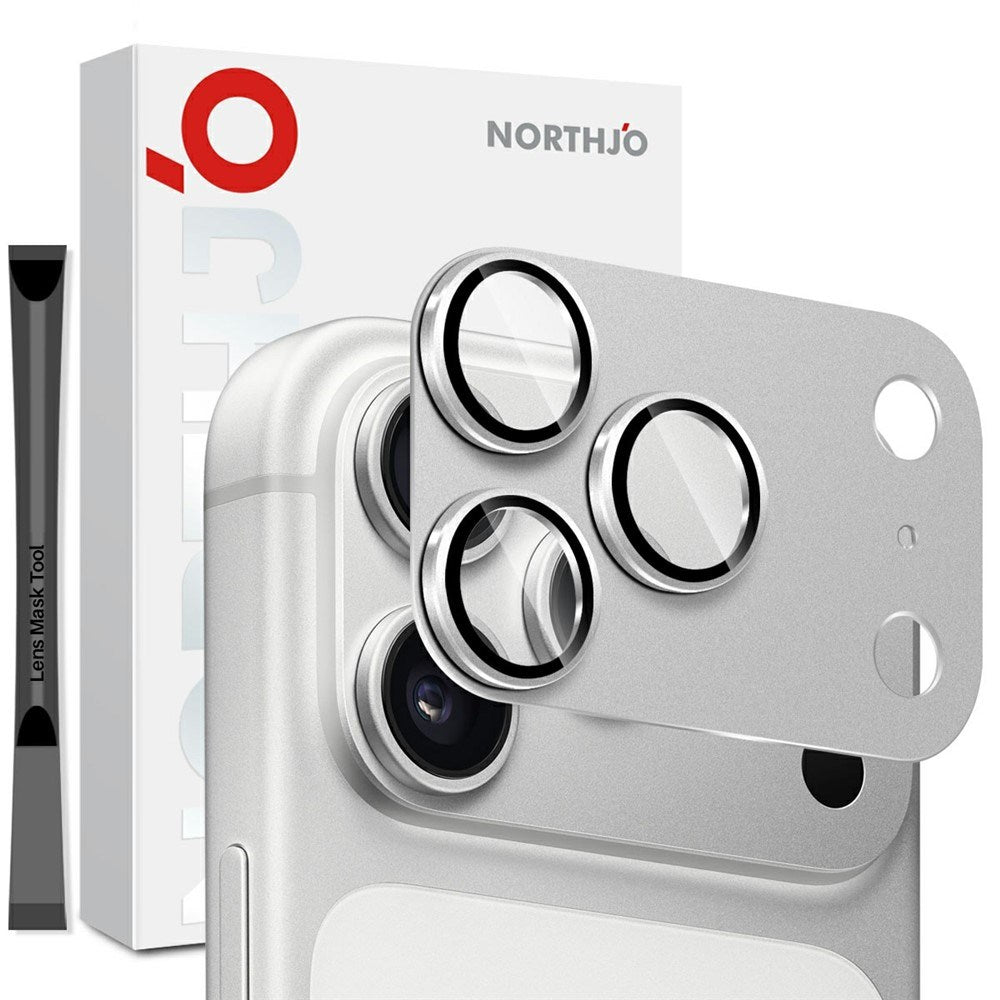 iPhone 18 Pro NORTHJO Kameralinsebeskytter – Grå