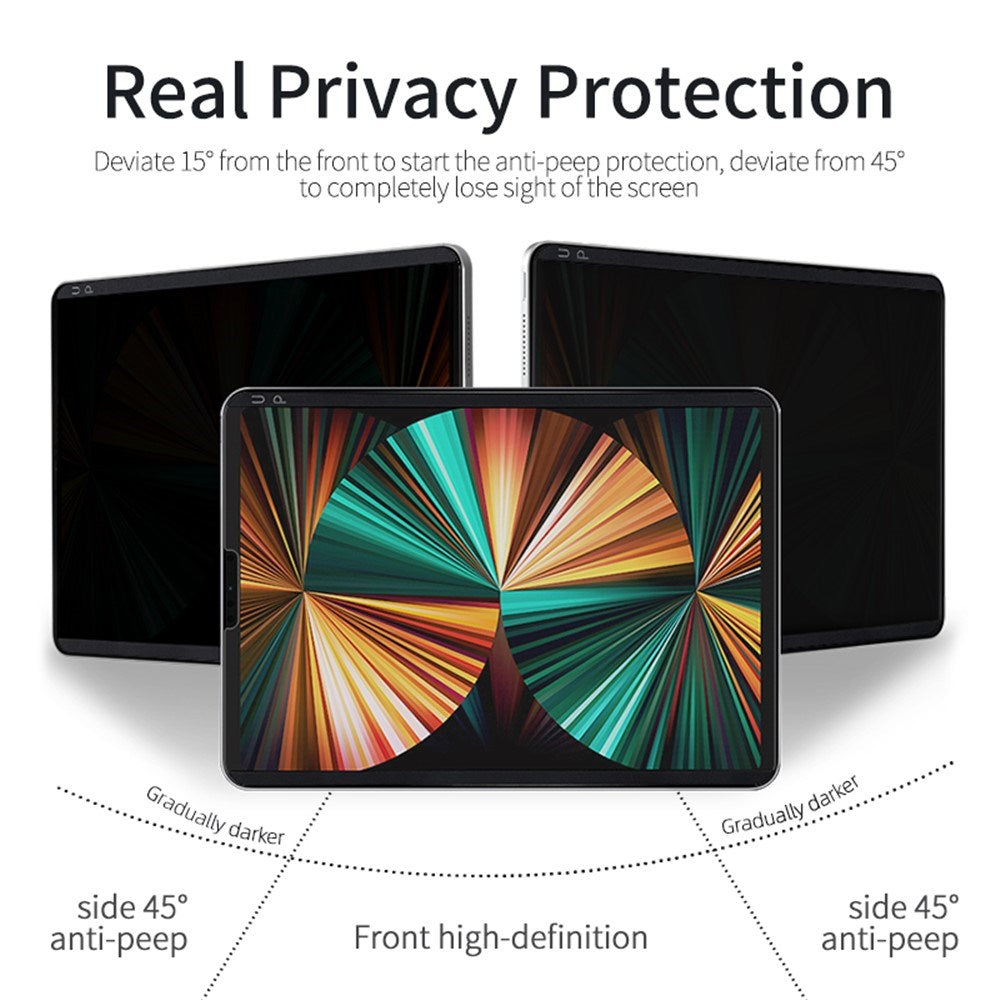 iPhone Fold Matt Skjermbeskyttelsesfilm - Privacy Funksjon - Gjennomsiktig