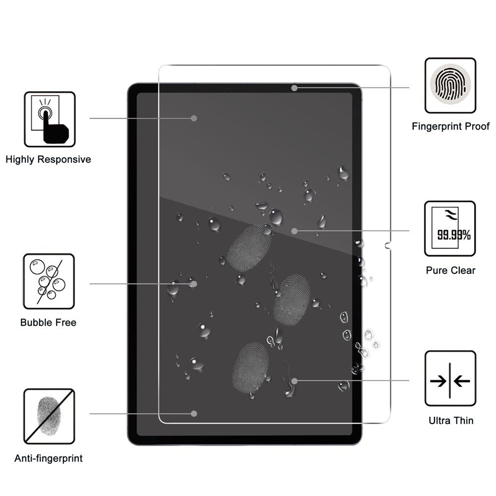 Samsung Galaxy Tab S12 Ultra WANLONFENG Herdet 2.5D-Glass - Skjermbeskyttelse - Gjennomsigdig