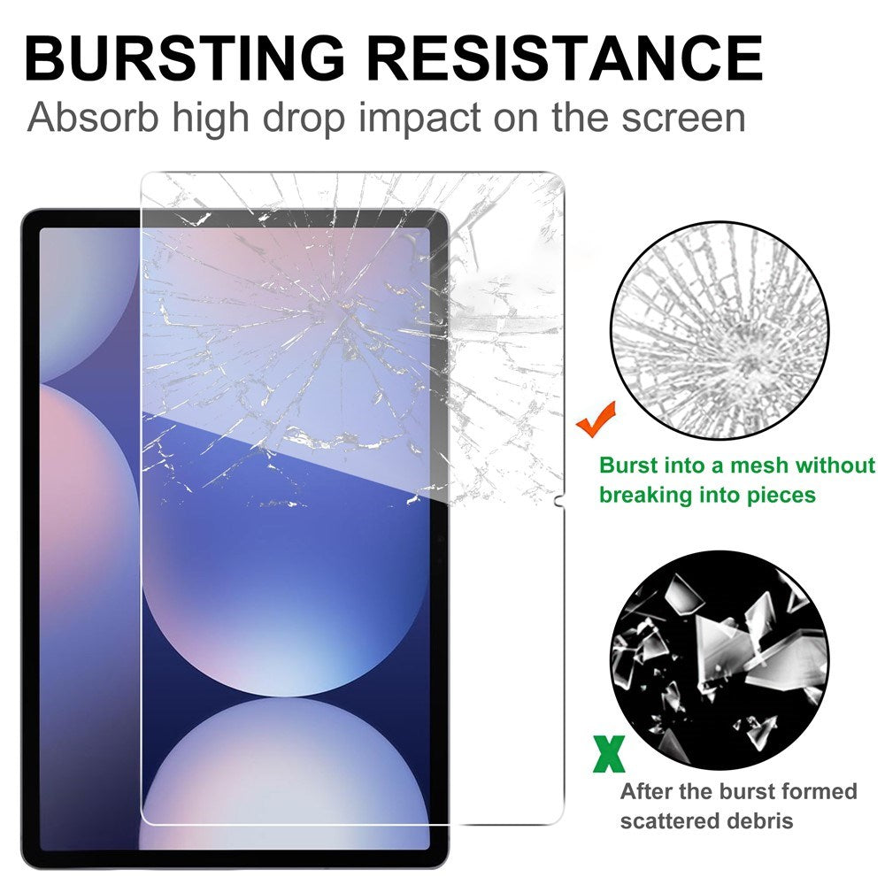 Samsung Galaxy Tab S12 Ultra WANLONFENG Herdet 2.5D-Glass - Skjermbeskyttelse - Gjennomsigdig