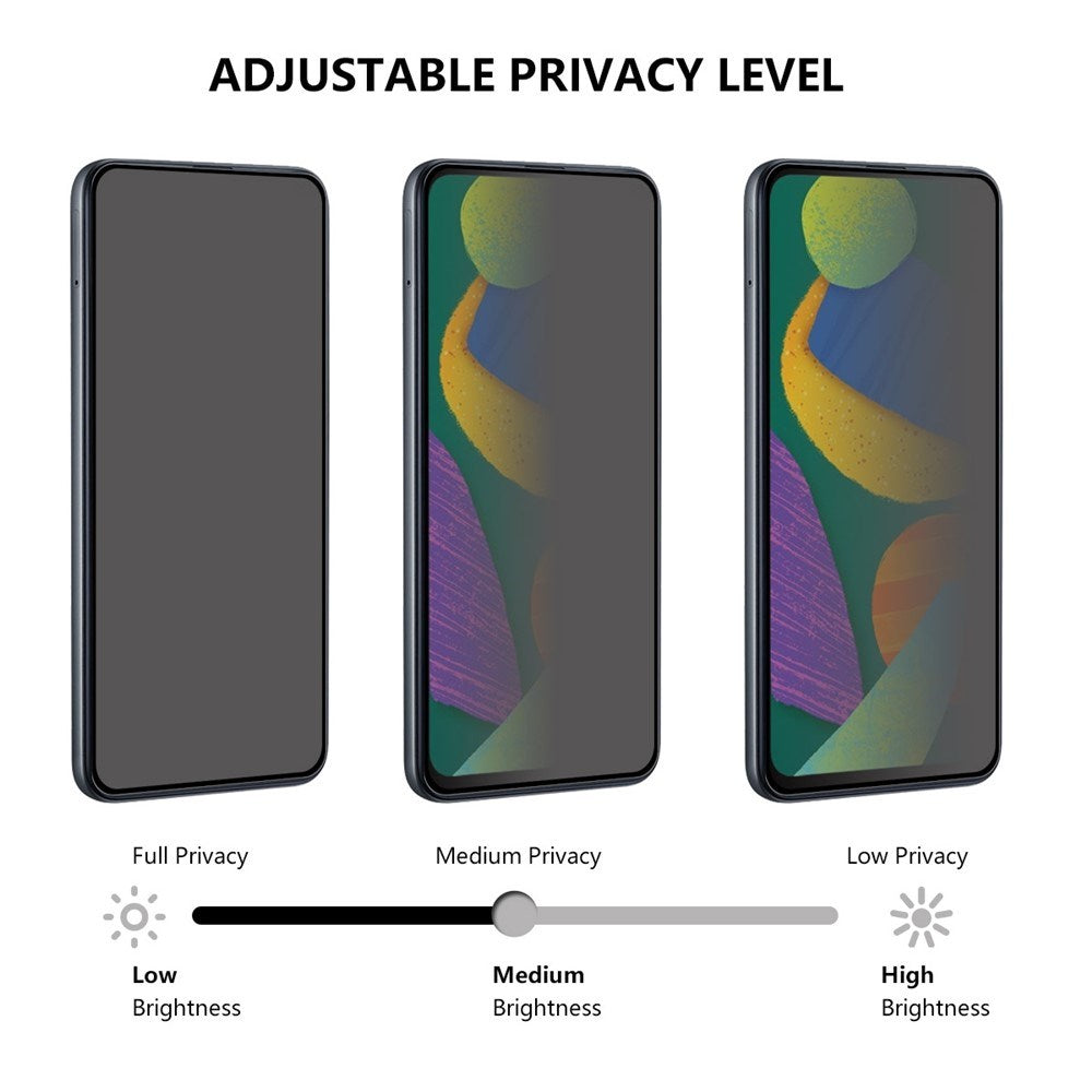 iPhone 18 Pro Max Skjermbeskyttelse i Herdet Glass - Privacy - Gjennomsiktig