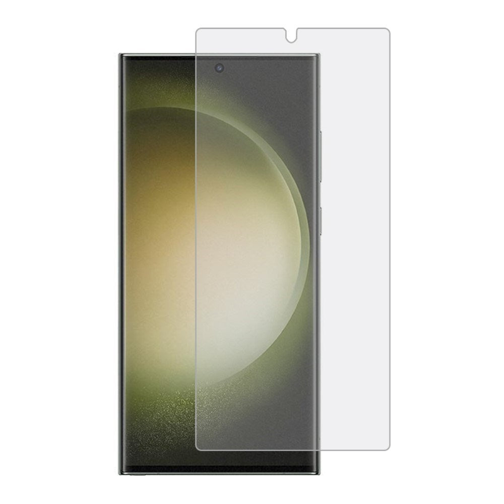 Samsung Galaxy S23 Ultra Buet Robust Skjermbeskyttelsesfilm- Gjennomsiktig