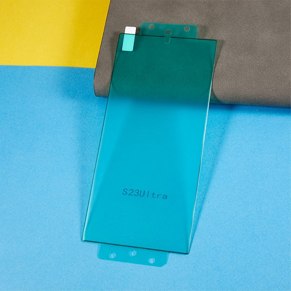 Samsung Galaxy S23 Ultra Buet Robust Skjermbeskyttelsesfilm- Gjennomsiktig