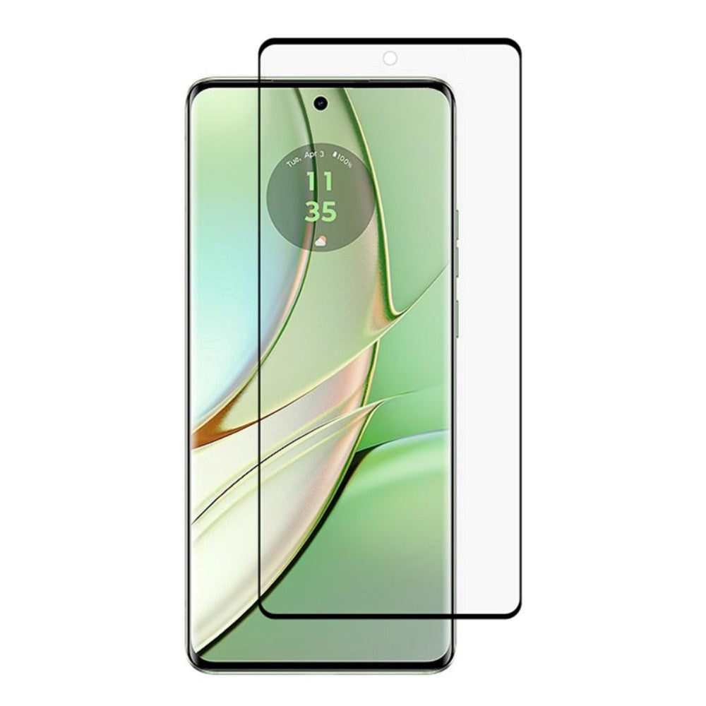 Motorola Edge 40 Skjermbeskytter i Glass - Full-fit - Svart Kant