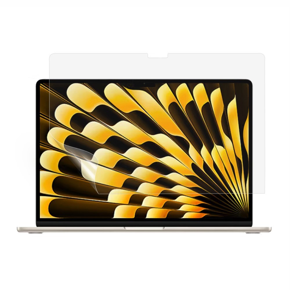 MacBook Air 15" M2/M3/M4 (2023-2025) - Beskyttelsesfilm - Gjennomsiktig