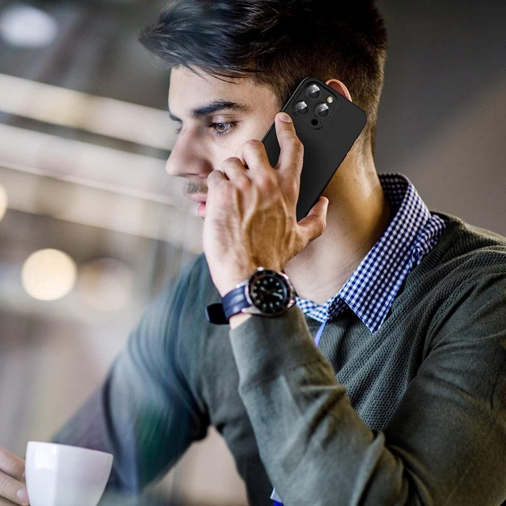 iPhone 15 Pro / 15 Pro Max Beskyttelsesglass til Kameralinse - Svart