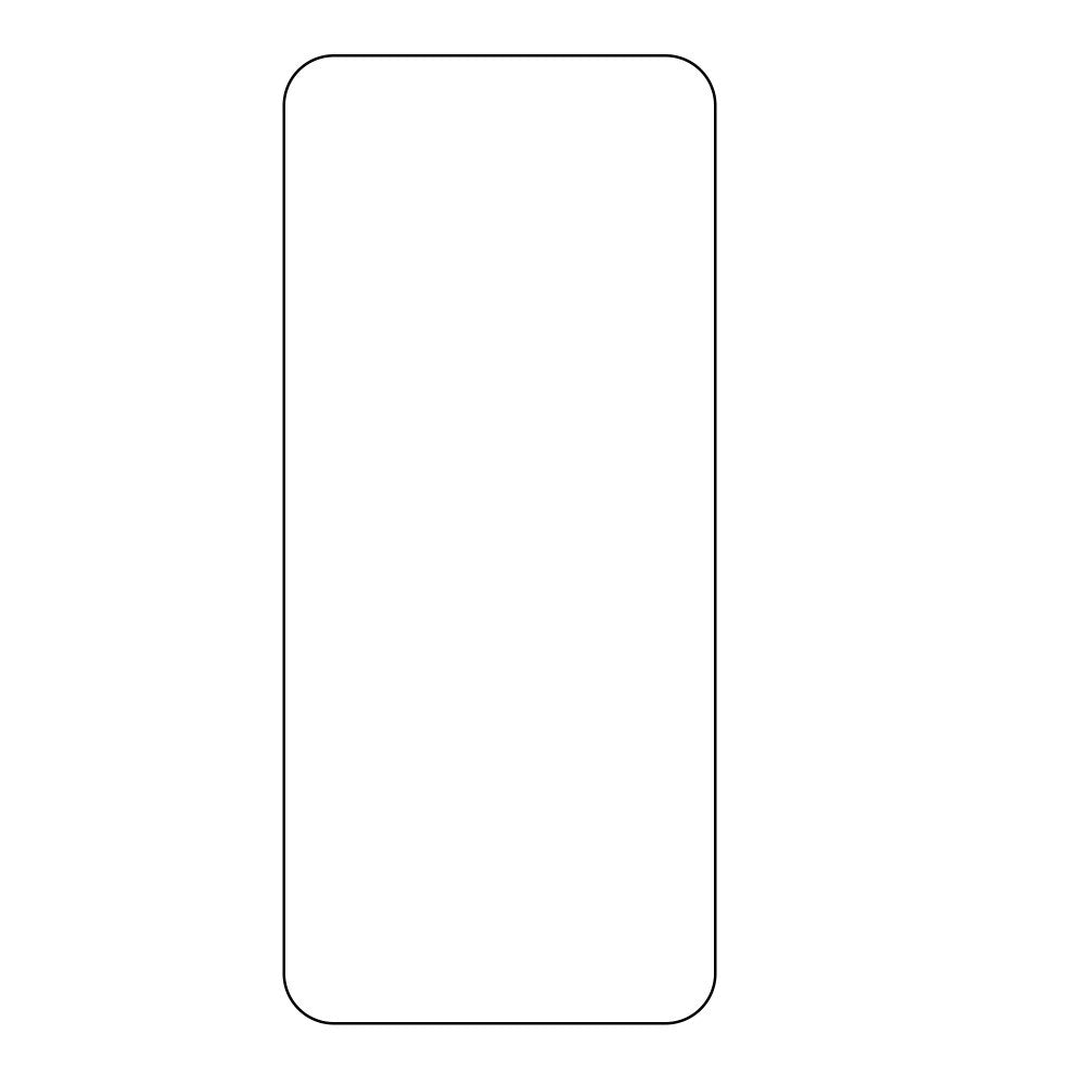 Oppo A79 (5G) Herdet Glass Skjermbeskytter - Case Friendly - Gjennomsiktig m. Svart Kant