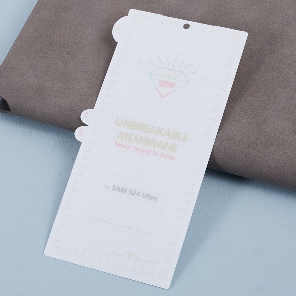 Samsung Galaxy S24 Ultra Skjermbeskyttelsesfilm - Full Fit - Gjennomsiktig