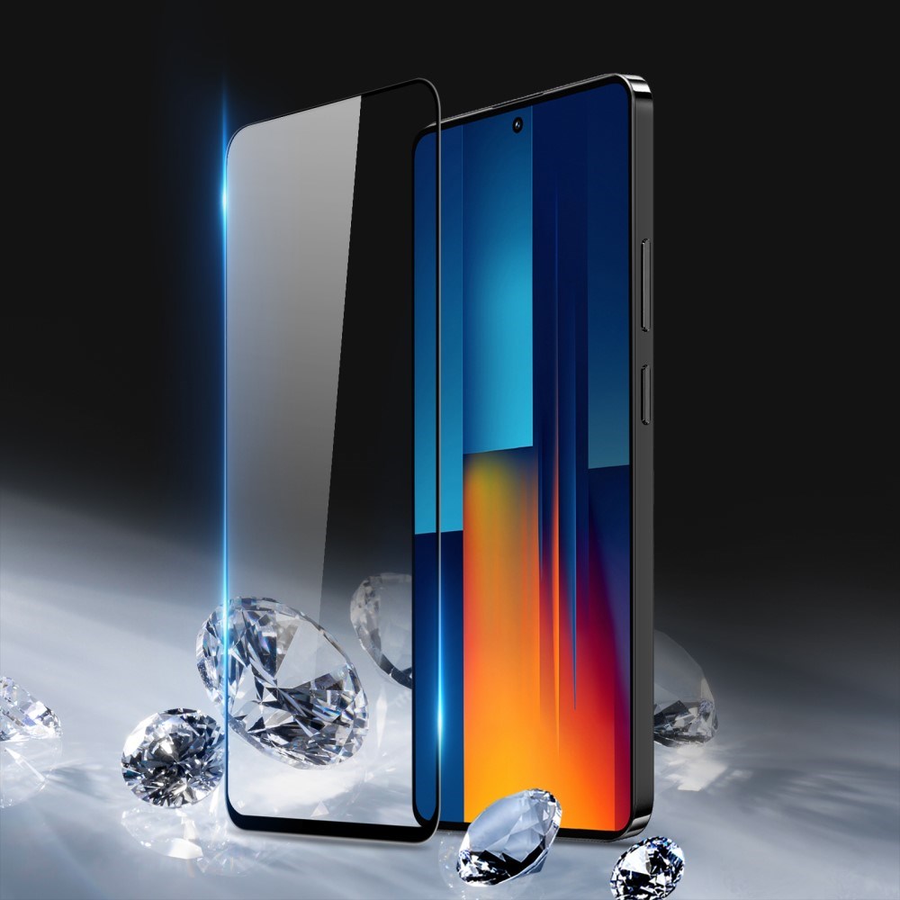 Xiaomi Redmi Note 13 Pro (4G) / Poco M6 Pro Dux Ducis Skjermbeskytter - Full Fit - Svart Kant