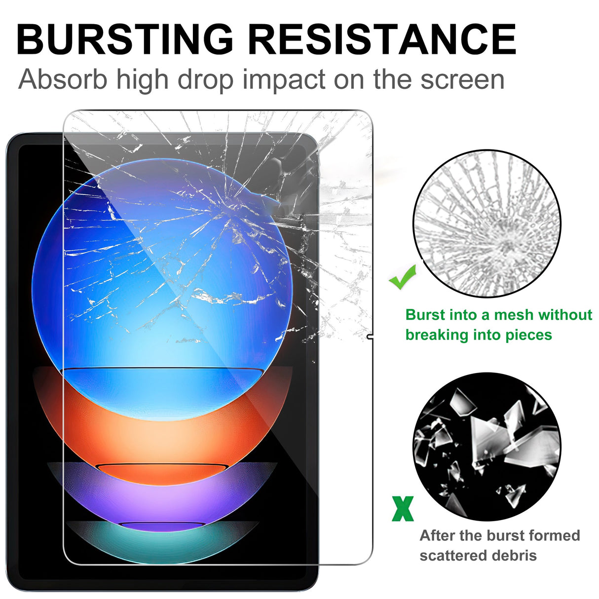 Xiaomi Pad 6S Pro 12.4 - Herdet Glass Skjermbeskytter 2.5D