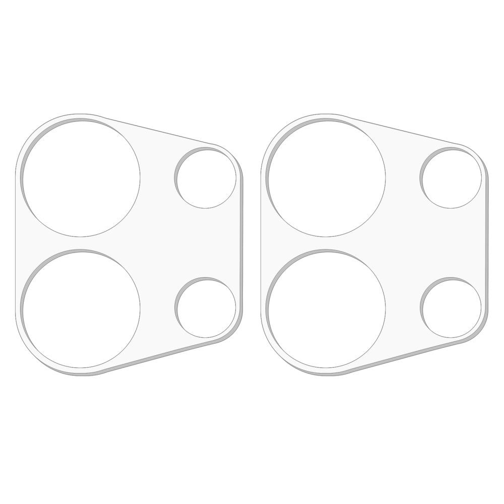 Xiaomi Redmi Note 13 (4G) Beskyttelsesglass til Kameralinse - 2 Stk - Gjennomsiktig