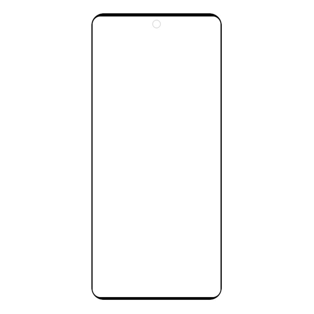 Motorola Edge 50 Pro Full Fit Skjermbeskytter - Svart Kant