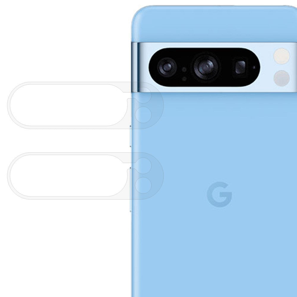 Google Pixel 9 Pro Herdet Beskyttelsesglass for Kameralinse - 2 stk. - Gjennomsiktig