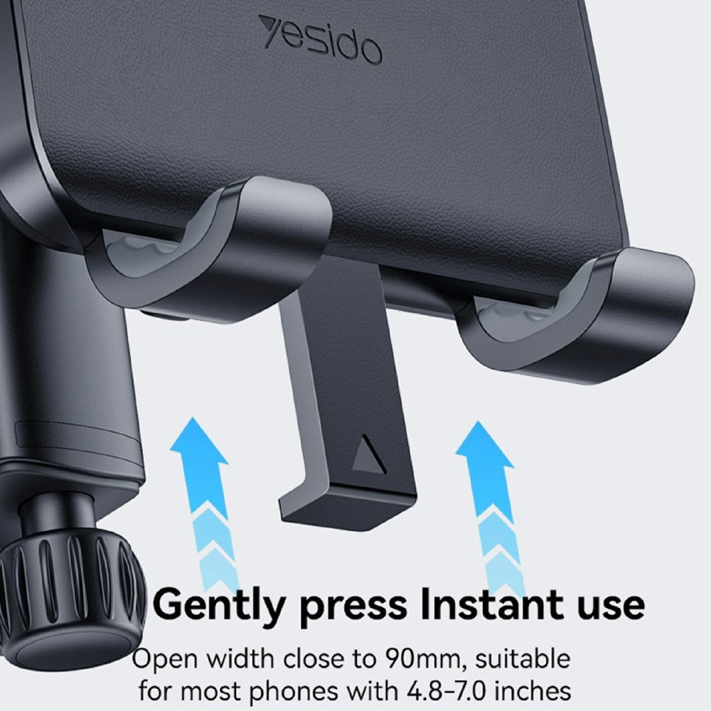 Justerbar Mobilholder til Bil - Svart