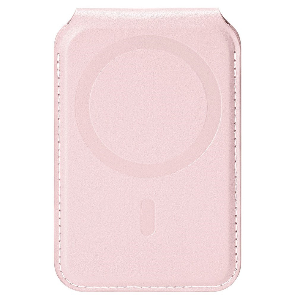 DUX DUCIS Magnetisk Kortholder for 5 Kort med Stativfunksjon - MagSafe Kompatibel - Rosa