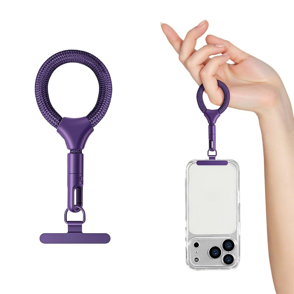 Polyester Fingerstropp til Mobil - 10cm - Lilla