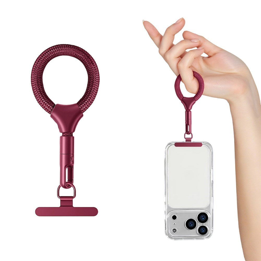 Polyester Fingerstropp til Mobil - 10cm - Rød