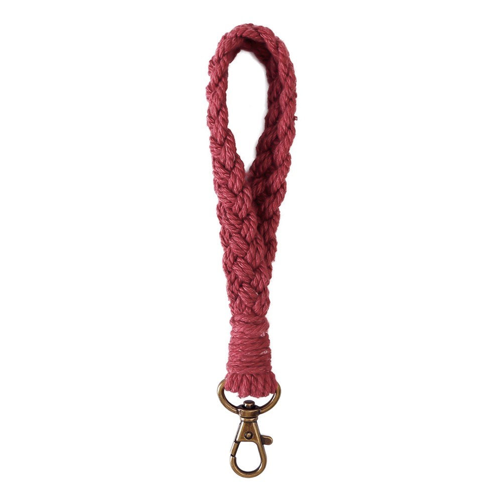 Nøkkelbånd / Håndleddsstropp 18cm - Tekstil - Rød