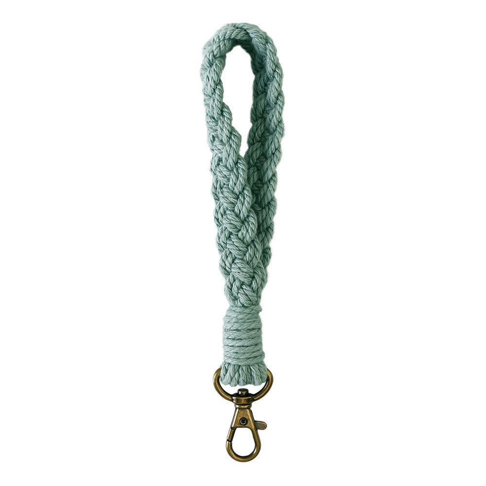 Nøkkelbånd / Håndleddsstropp 18cm - Tekstil - Lyseblå
